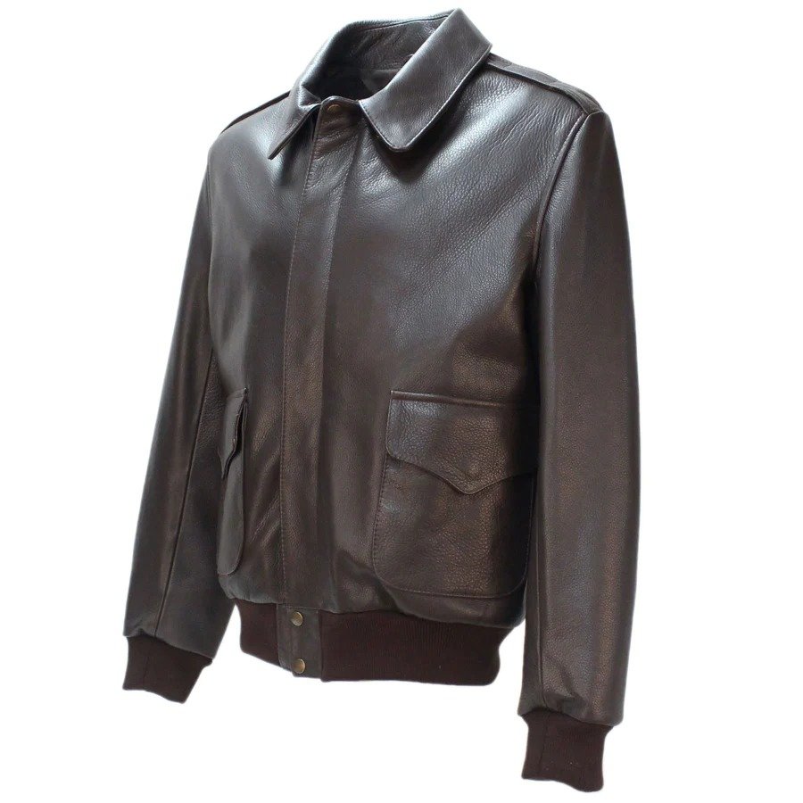 Men's Leather Mustang A2 Flight Jacket